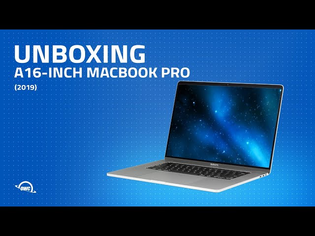 Unboxing the 2019 16-inch MacBook Pro with Touchbar MacBookPro16,1