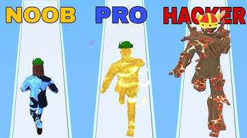 DNA Evaluation 3D - Noob 🥺 vs Pro 😎 vs Hacker 💀