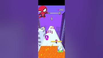 Roof Rails Game #shorts #trending #viral #gameplay #running #rails #walkthrough