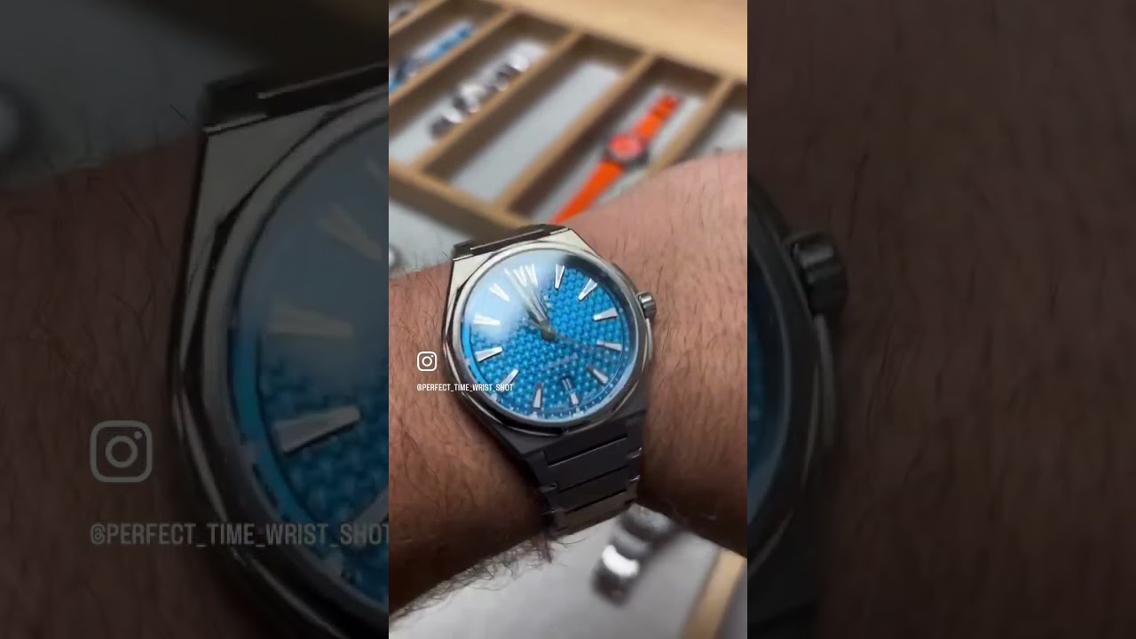 Christopher Ward The Twelve 40 (Ti)40mm Fjord Blue Automatic   Titanium Bracelet