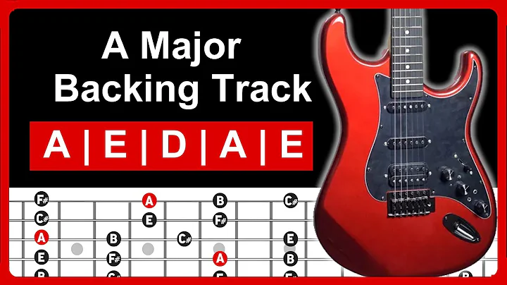A Major Guitar Backing Track | 80 Bpm Ballad