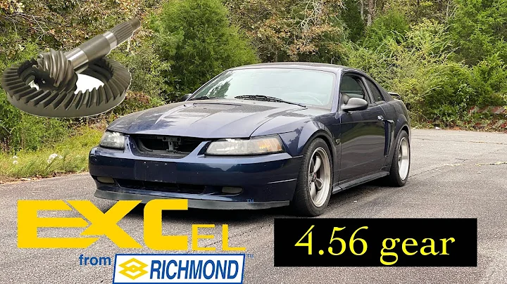 Mustang gt gets 4.56 gears and wow what a difference!