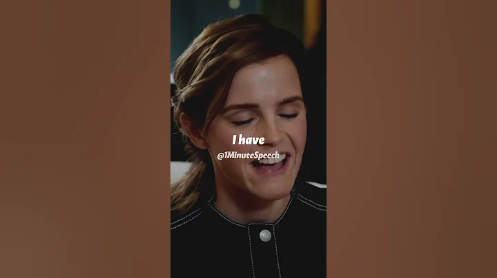 Emma Watson Emotional Speech  #shorts #motivation #women #emmawatson #speech #short