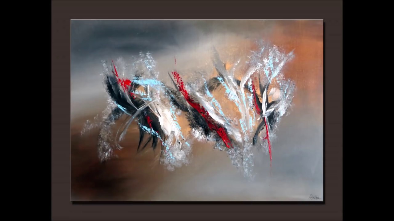 Abstract painting demo Démonstration peinture abstraite