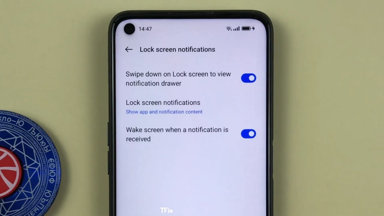 How to enable/disable Swipe down on the lock screen to open the ...