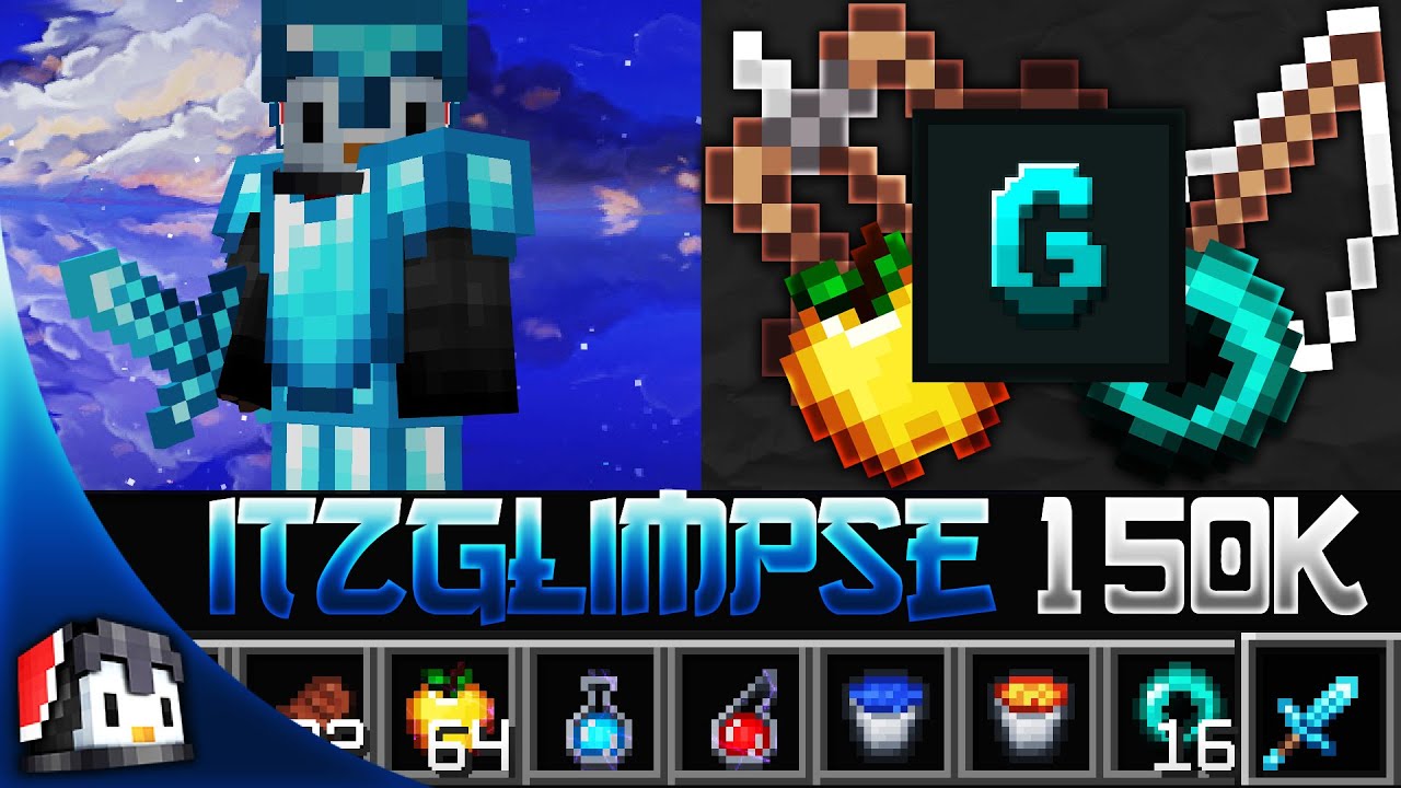 ItzGlimpse 150k MCPE PvP Texture Pack by Tory - YouTube