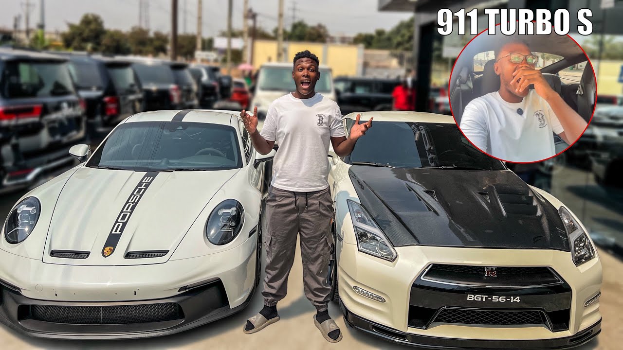 VISITEI A MAIOR LOJA DE CARROS DE ANGOLA🇦🇴 * ANDEI DE PORSCHE TURBO S *