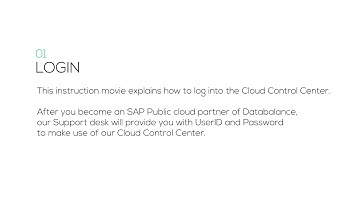 SAP B1 Public Cloud - 1. Login - EN