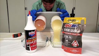 Lucas Synthetic Gear Oil vs AMSOIL 75W-90 Cold Flow Test screenshot 5