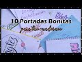 10 Portadas bonitas para tus cuadernos