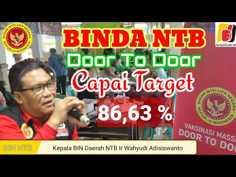 DOOR TO DOOR BIN NTB CAPAI TARGET VAKSIN 86,63 PERSEN