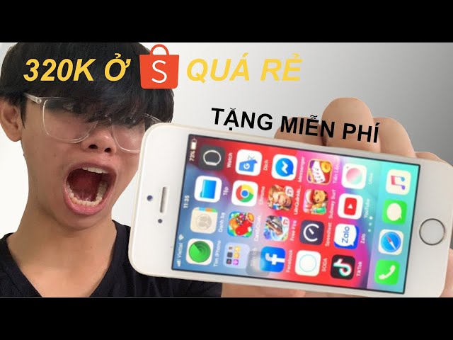 Thử Mua iPhone 5s 320K Ở Shopee Và Cái Kết Ối Dồi Ôi...| Review & Tặng Lại