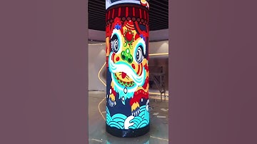 Customized curved LED screen. #ledscreen