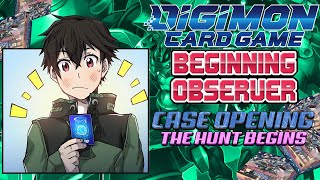 Digimon TCG | BT16 BEGINNING OBSERVERS! Case Openings! The Hunt Begins!