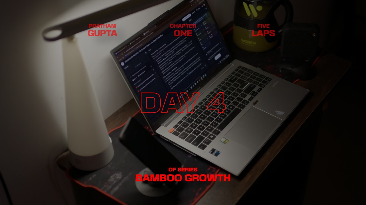 Day 4: Getting Comfortable On Camera While Building Fivelaps