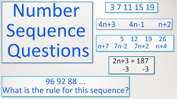 How To Answer Number Sequence Questions