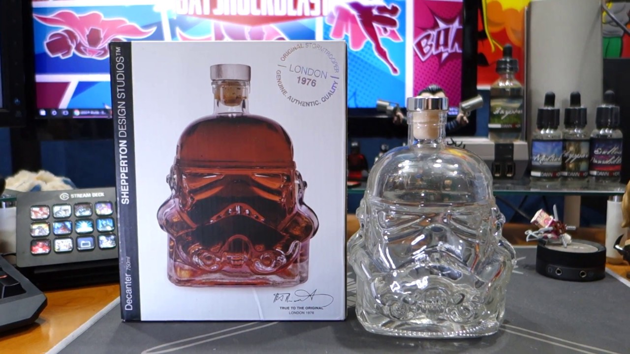 Go ahead and buy this Star Wars Stormtrooper decanter