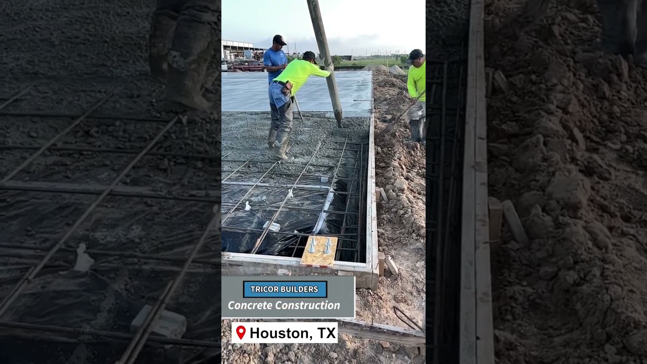 Commercial Concrete Construction - Houston, Texas #construction #constructionlife #constructionsite