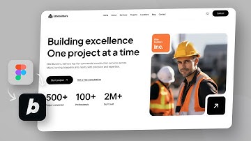 Commercial Construction Website Design in Figma
