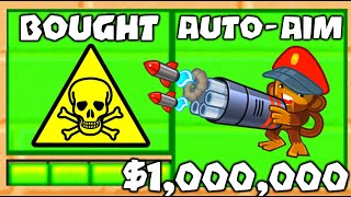 The $1,000,000 AUTO AIM HACK Dartling Upgrade! (Bloons TD Battles)