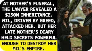At my mother's funeral, the lawyer revealed I inherited $250 mil., which changed my life entirely.