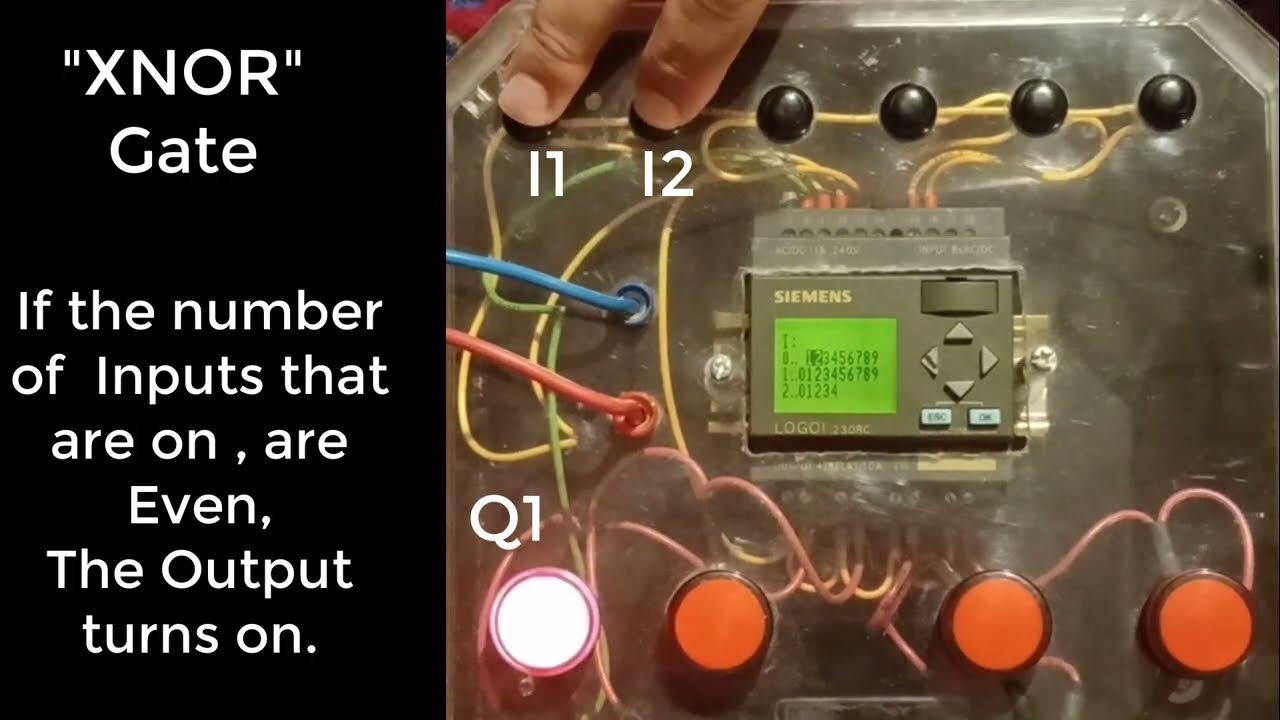 "XNOR" Gate in the Real LOGO! YouTube