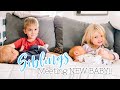 Siblings Meeting Newborn Baby For The First Time! [ADORABLE!!] + Bringing Baby Home