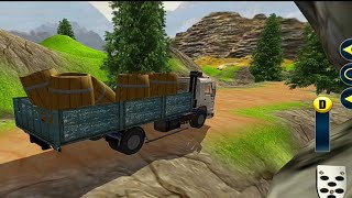 UPHILL LOGGING TRUCK SIMULATOR ANDROID GAMEPLAY #truck screenshot 2