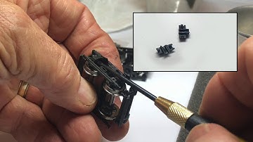 Installing gears on Bachmann Shay