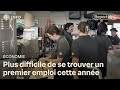 Moins facile pour les jeunes de se trouver  une job  cette anne