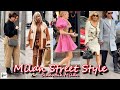 Spring street style milan  2024 casual to elegant milans finest fashion street style