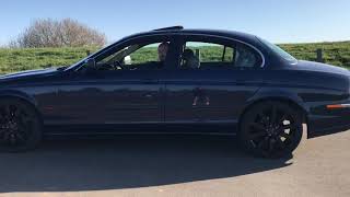 Jaguar V8 Burnout #Acceleration #Brutal Exhaust Modified Jaguar S Type V8 Rolling Burnout