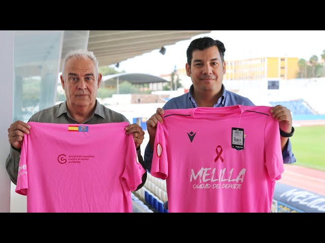 Presentación presentación rosa en apoyo AECC Melilla