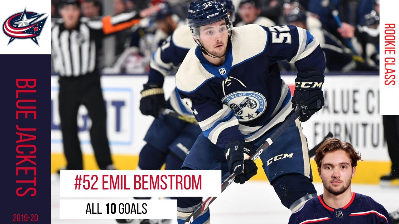 Emil Bemstrom (#52) - ALL 10 Goals of the 2019-20 Season | Columbus ...