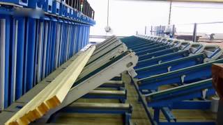 automatic press line for production of kvh bsh glt beams