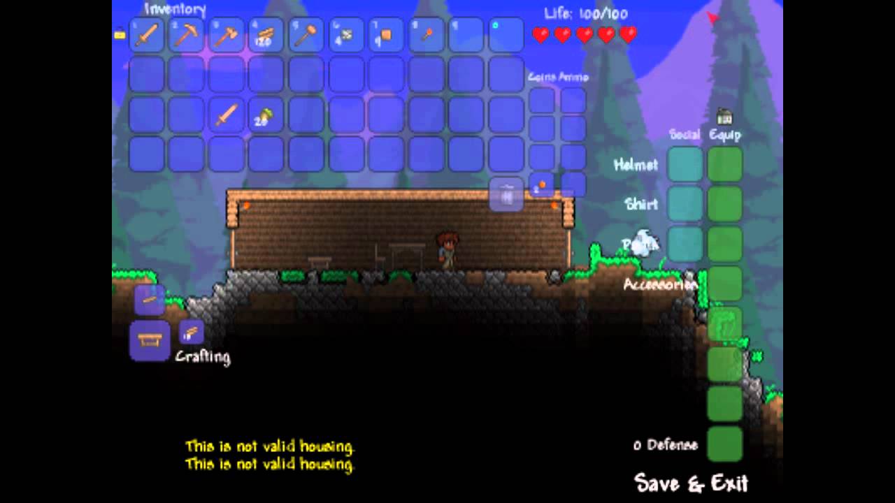 Let's Play Terraria Part 1 [The Adventure Begins] - YouTube