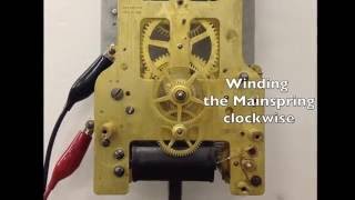 Self Winding Clock Company "F" movement Re-winding