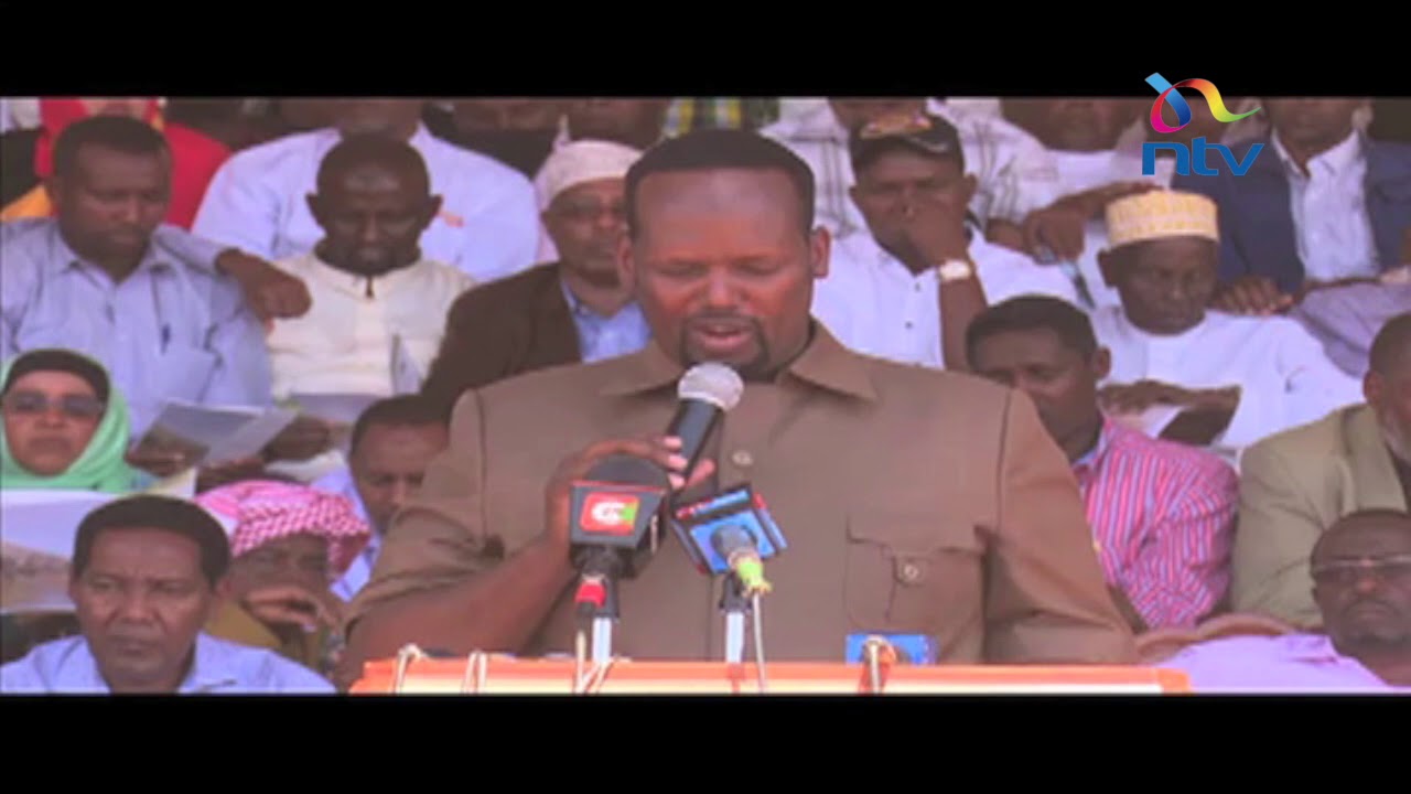 Mandera governor Ali Roba sworn in, says his is a victory against negotiated democracy