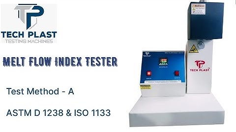Melt Flow Index Tester / Techplast Testing Machines