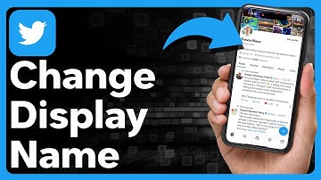 How To Change Twitter / X Display Name