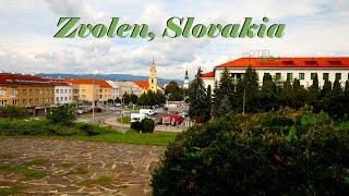 Zvolen, Slovakia 🇸🇰 walking tour, August 2023