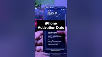 How to check iPhone Activation Date