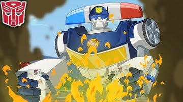 Transformers en español | Rescue Bots | EL PUEBLO VIGILANTE | S2 Ep.14 | Episodios Completo