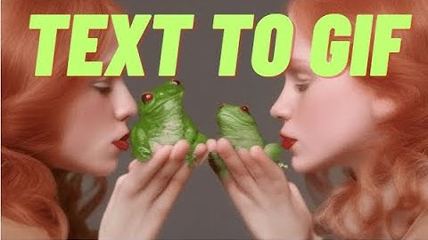 Make GIFs from simple text ! you will love this !