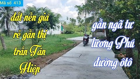 Bán đất nền gần thị trấn Tân hiệp đường ôtô giá rẻ chỉ 450 triệu 1 nền @ms413