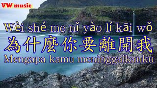 為什麼你要離開我 Wei she me ni yao li kai wo - 景一文 Jing yi wen (Lirik dan terjemahan)