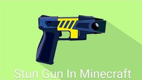How To Make A Stun Gun In MCPE[Minecraft Pocket Edition]