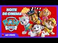 🔴 AO VIVO! Noite de Cinema da @PAWPatrolPortuguesBrasil 🍿 🎬 | WildBrain Crianças