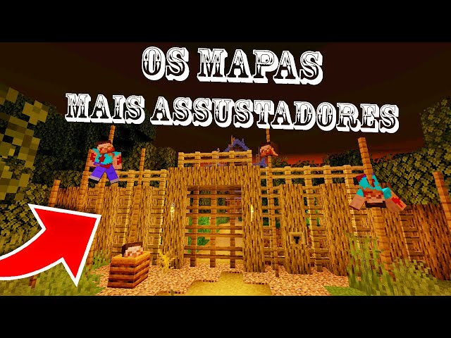 😱 O MAPA DE TERROR MAIS ASSUSTADOR DO MINECRAFT COM MEU AMIGO 