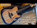 DIY Acoustic-Electric Hybrid Telecaster Build:  Episode 2